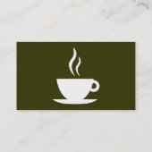 シンプルなコーヒー 名刺 (裏面)