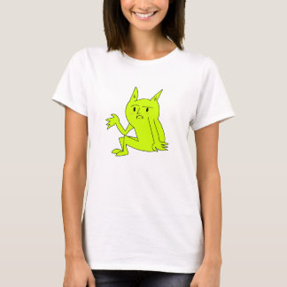 シンプルなゴブリン座り女子Tシャツ Tシャツ