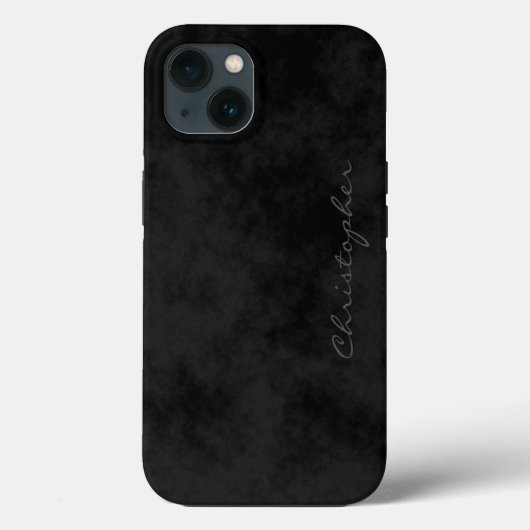 シンプルなサイン モットルドブラック Case-Mate iPhoneケース (裏面)