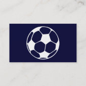 シンプルなサッカー 名刺 (裏面)