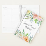 シンプルなシックフローラ開花 プランナー手帳<br><div class="desc">こ保の重要な日は書すべて下の開花のスタイルと単にシックなフローラプランナー。</div>