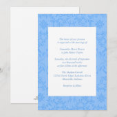 シンプルなシック結婚式招待状 招待状 (正面/裏面)