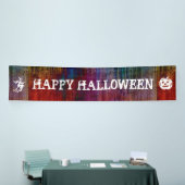 シンプルなシンボル – 魔女とカボチャ 横断幕 (トレードショー)