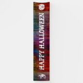 シンプルなシンボル – 魔女とカボチャ 横断幕 (縦)