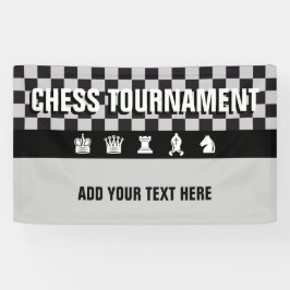 シンプルなシンボル – CHESSMEN +あなたのアイディア 横断幕