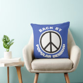 シンプルなシンボル – PEACE +あなたのアイディア クッション (椅子)