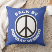 シンプルなシンボル – PEACE +あなたのアイディア クッション (ブランケット)