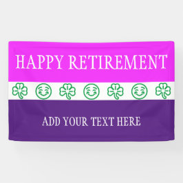 シンプルなシンボル – SHAMROCKS +アイディア 横断幕