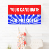 シンプルなシンボル – STARS +あなたのアイディア 横断幕 (インサイチュ)