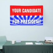 シンプルなシンボル – STARS +あなたのアイディア 横断幕 (トレードショー)