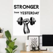 シンプルなジムポスター ポスター (ホームオフィス)