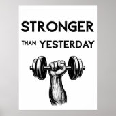 シンプルなジムポスター ポスター (正面)