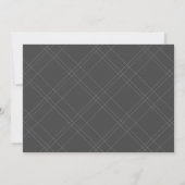 シンプルなスクリプトの卒業おめでとう横型デザイン 案内状 (裏面)