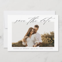 シンプルなスクリプトの結婚式の写真