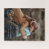 シンプルなスクリプト すべての瞬間を大切に フォト ジグソーパズル (横)