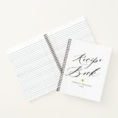 シンプルなスクリプト モノクロ ノートブック (内部)