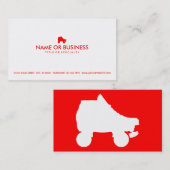 シンプルなスケート 名刺 (正面/裏面)