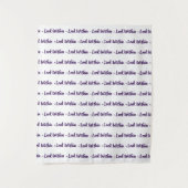 シンプルなステップアンドリピートをオリジナルのタペストリーにカスタマイズ タペストリー (正面)