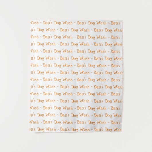 シンプルなステップアンドリピート 小規模ビジネス用カスタムバナー タペストリー (正面)