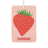 シンプルなストロベリカスタムーの空気フレッシュナー カーエアーフレッシュナー (正面)