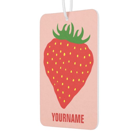 シンプルなストロベリカスタムーの空気フレッシュナー カーエアーフレッシュナー (左)