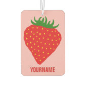 シンプルなストロベリカスタムーの空気フレッシュナー カーエアーフレッシュナー (裏面)