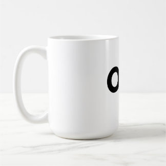 シンプルなタイポグラフィーのマグカップ コーヒーマグカップ