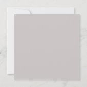 シンプルなタイポグラフィーハートの強行結婚フォト カード (裏面)