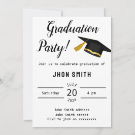 シンプルなタイポグラフィー モノクロ写真 招待状