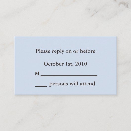 シンプルなチョコレートのエンクロージャカード エンクロージャーカード (正面)