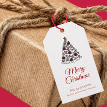 シンプルなツリーのクリスマス