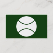 シンプルなテニス 名刺 (裏面)