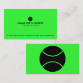 シンプルなテニス 名刺 (正面/裏面)