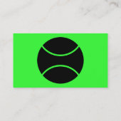 シンプルなテニス 名刺 (裏面)