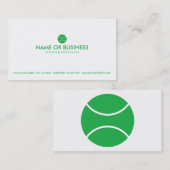 シンプルなテニス 名刺 (正面/裏面)