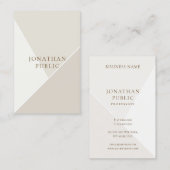 シンプルなテンプレートの最小主義のモダンなプロフェッショナル 名刺 (正面/裏面)