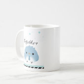シンプルなデザインでひとつになる コーヒーマグカップ (正面左)