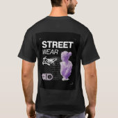 シンプルなデザインのシンプルなTシャツ Tシャツ (裏面)