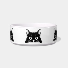シンプルなデザインの可愛い子猫 - CAT 1 ボウル