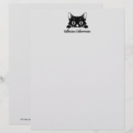 シンプルなデザインの可愛い子猫 - CAT 1 レターヘッド