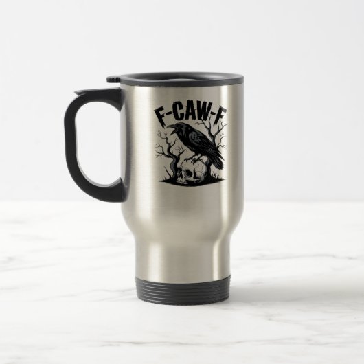シンプルなデザインの必需品 F Caw F トラベルマグ (左)