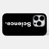 シンプルなデザインの「Science」 Case-Mate iPhoneケース (裏面 (横))