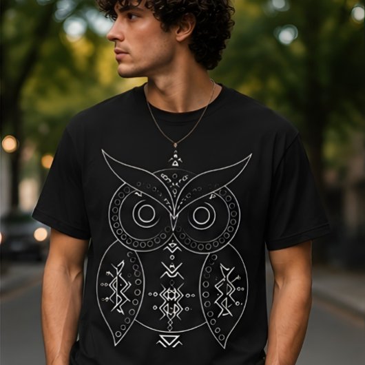 シンプルなデザインアート トライブレンドTシャツ