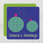 シンプルなノームの季節の挨拶 シーズンカード (正面/裏面)