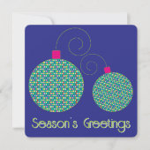 シンプルなノームの季節の挨拶 シーズンカード (正面)