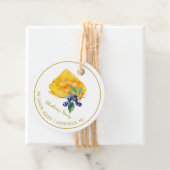 シンプルなハニコム ブルーベリー イン フュージョン ハニー ハング タグ (インサイチュ)