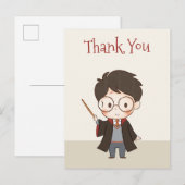 シンプルなハリーポッターの感謝の気持ち ポストカード (正面/裏面)