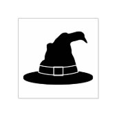 シンプルなハロウィンの魔女の帽子のシルエット ラバースタンプ (インプリント)