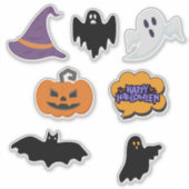 シンプルなハロウィン シール (正面)
