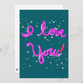 シンプルなバレンタインカード シーズンカード (正面/裏面)